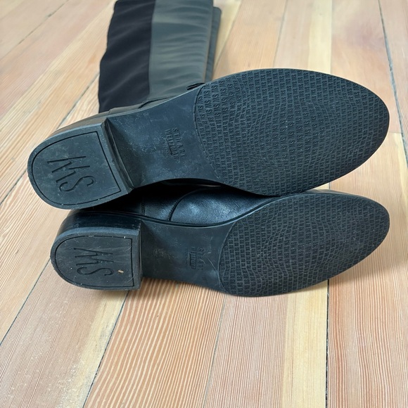 Stuart Weitzman Buckle Knee High Leather Boots 5050 - Picture 7 of 11